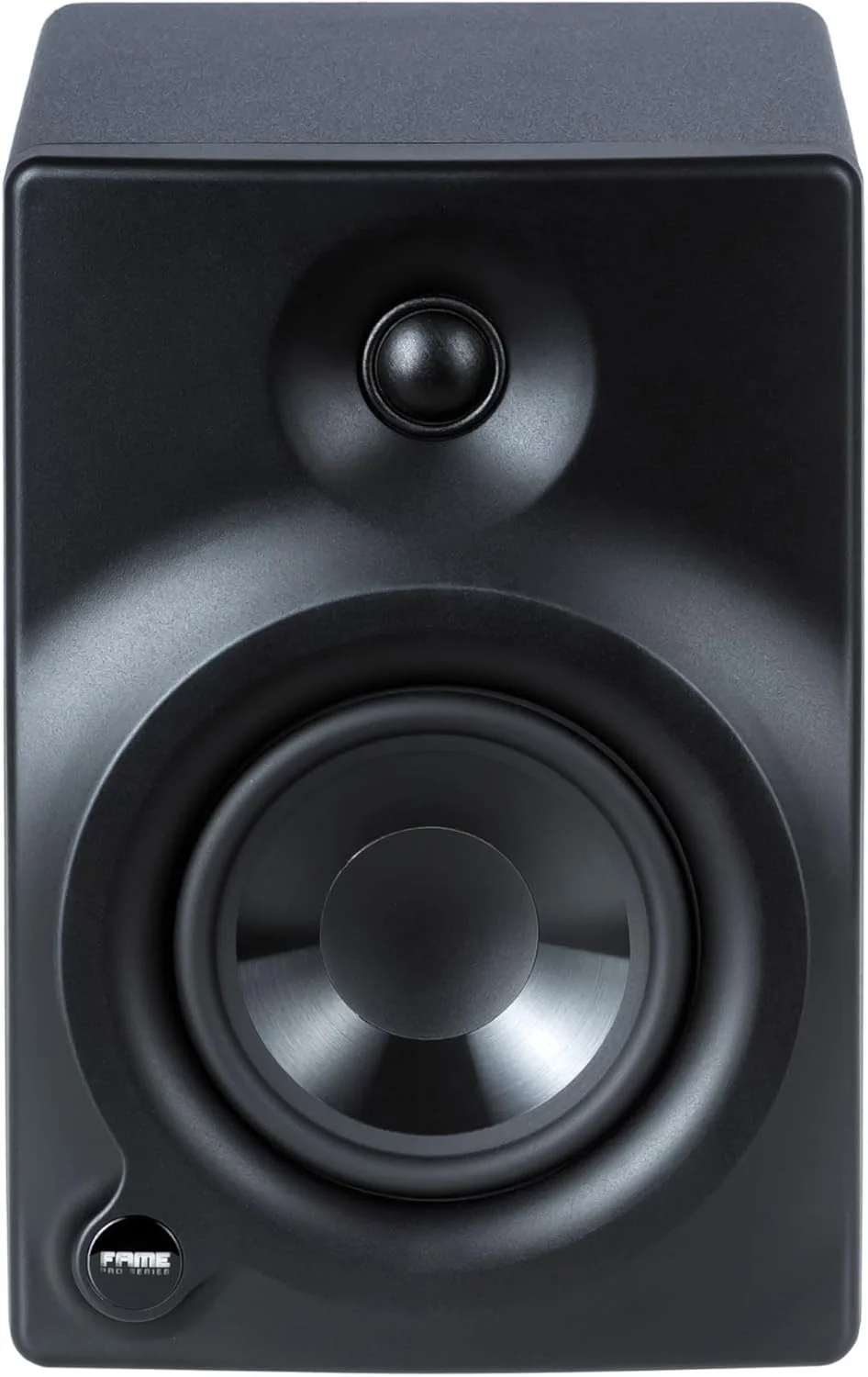 مانیتور استودیویی اکتیو Fame Audio Orbital 205S، دو طرفه، میدان نزدیک، ووفر 5.25 اینچی، توییتر 1 اینچی، 70 وات RMS، 55-20.000 هرتز، XLR، جک، جمع و جور، مناسب برای ضبط، میکس، مسترینگ، مشکی