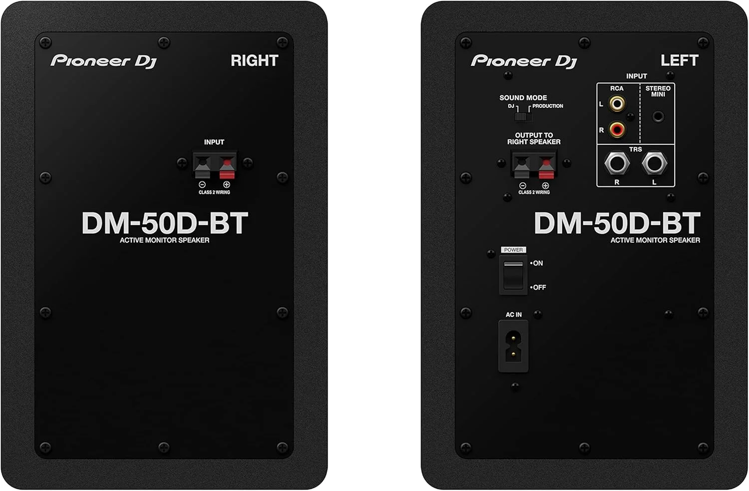 سیستم مانیتور دسکتاپ 5 اینچی پایونیر DJ DM-50D-BT با بلوتوث® (مشکی) سیستم مانیتور دسکتاپ 5 اینچی پایونیر DJ DM-50D-BT با بلوتوث® (مشکی)