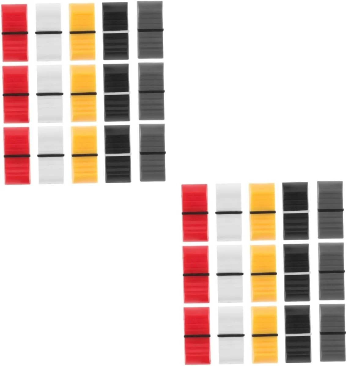 VICASKY 100 عدد درپوش لغزنده برای میکسر، قطعات یدکی برای پتانسیومتر، سوراخ داخلی سازگار با میکسر کنسول، مجموعه رنگارنگ برای نصب آسان و عملکرد مطلوب