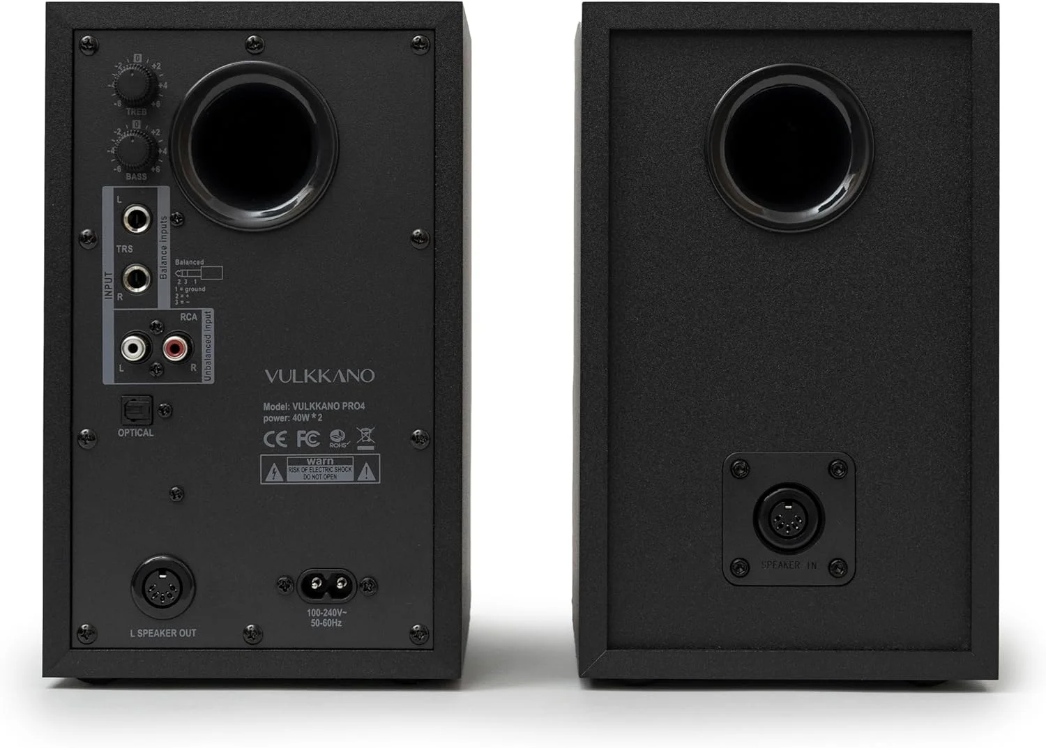 مانیتورهای استودیویی VULKKANO PRO4 با ووفر 4 اینچی، بلوتوث، ورودی TRS متقارن، RCA، خروجی هدفون، AUX، اپتیکال، تنظیمات EQ، بلندگو برای مانیتور مانیتورهای استودیویی VULKKANO PRO4 با ووفر 4 اینچی، بلوتوث، ورودی TRS متقارن، RCA، خروجی هدفون، AUX، اپتیکال، تنظیمات EQ، بلندگو برای مانیتور