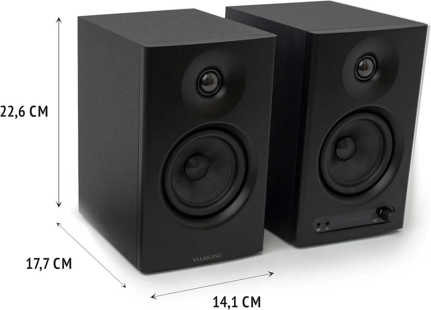 مانیتورهای استودیویی VULKKANO PRO4 با ووفر 4 اینچی، بلوتوث، ورودی TRS متقارن، RCA، خروجی هدفون، AUX، اپتیکال، تنظیمات EQ، بلندگو برای مانیتور مانیتورهای استودیویی VULKKANO PRO4 با ووفر 4 اینچی، بلوتوث، ورودی TRS متقارن، RCA، خروجی هدفون، AUX، اپتیکال، تنظیمات EQ، بلندگو برای مانیتور