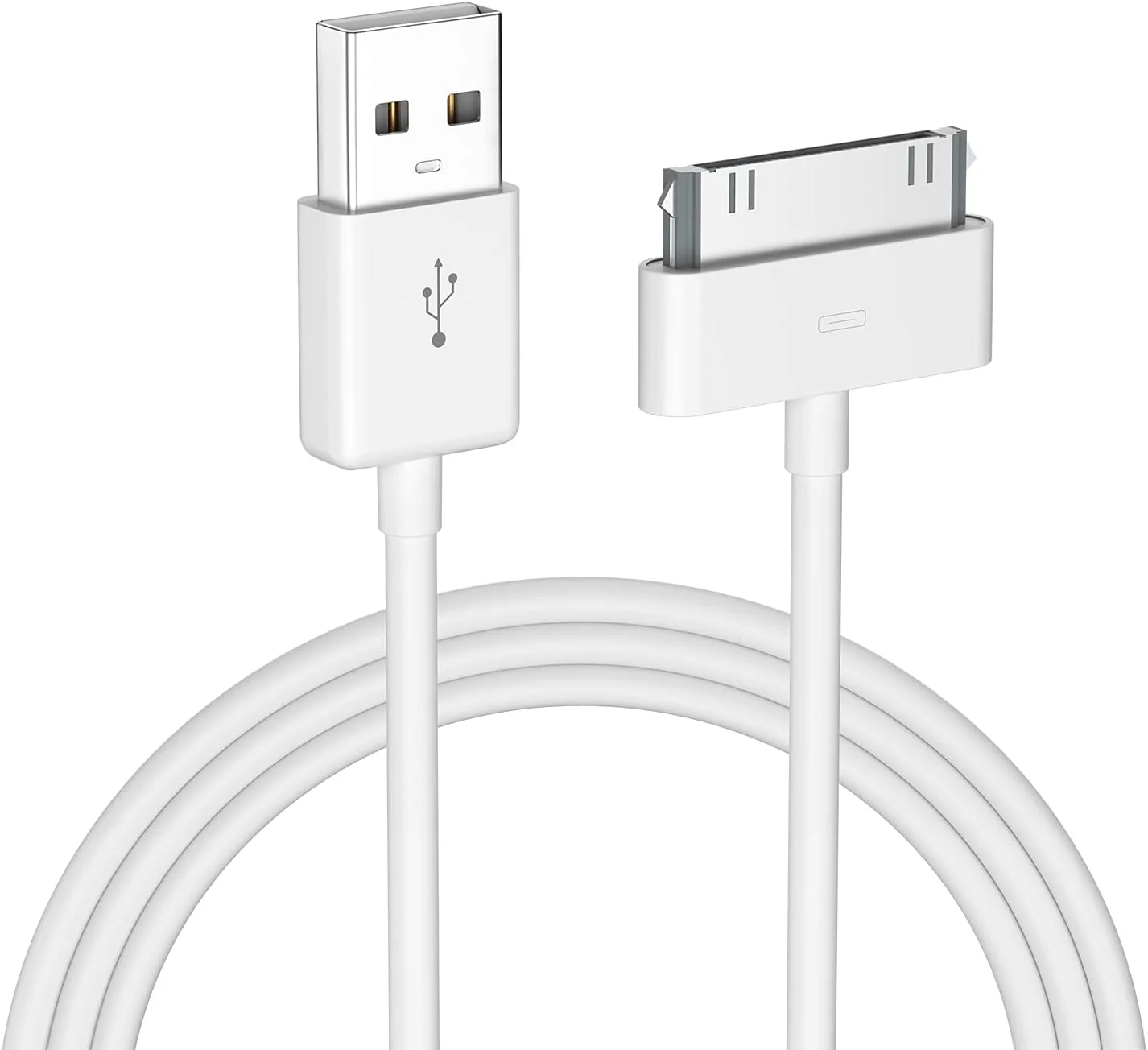 کابل شارژ USB سی پین دارای تاییدیه اپل، کابل شارژ و همگام سازی USB با طول 1.2 متر، سازگار با آیفون 4، 4s، 3G، 3GS، آیپد 1، 2، 3، آیپاد تاچ نانو سفید (1 عدد) کابل شارژ USB سی پین دارای تاییدیه اپل، کابل شارژ و همگام سازی USB با طول 1.2 متر، سازگار با آیفون 4، 4s، 3G، 3GS، آیپد 1، 2، 3، آیپاد تاچ نانو سفید (1 عدد)