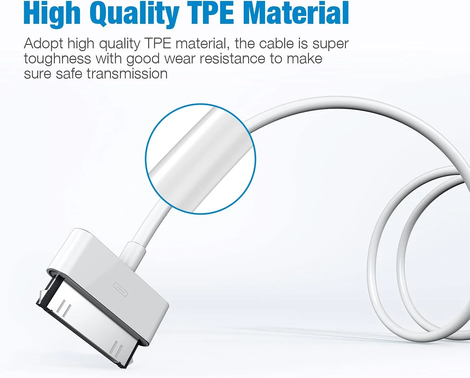 کابل شارژ USB سی پین دارای تاییدیه اپل، کابل شارژ و همگام سازی USB با طول 1.2 متر، سازگار با آیفون 4، 4s، 3G، 3GS، آیپد 1، 2، 3، آیپاد تاچ نانو سفید (1 عدد) کابل شارژ USB سی پین دارای تاییدیه اپل، کابل شارژ و همگام سازی USB با طول 1.2 متر، سازگار با آیفون 4، 4s، 3G، 3GS، آیپد 1، 2، 3، آیپاد تاچ نانو سفید (1 عدد)