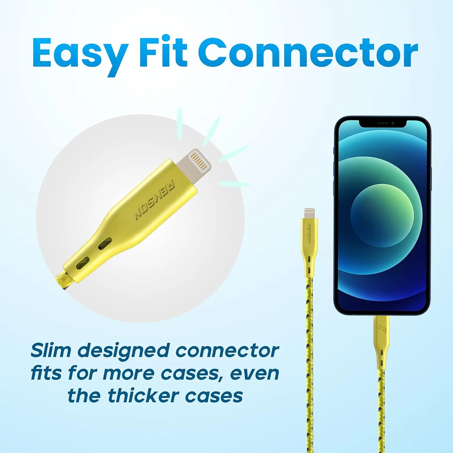 کابل بافته شده نایلونی USB-C به لایتنینگ Rapid-Link رمسون دارای گواهی MFi اپل، شارژ سریع PD و همگام سازی داده سازگار با آیفون 13 پرو/13 پرو مکس/ 12/12 پرو مکس/SE/XS Max آیپد و آیپاد کابل بافته شده نایلونی USB-C به لایتنینگ Rapid-Link رمسون دارای گواهی MFi اپل، شارژ سریع PD و همگام سازی داده سازگار با آیفون 13 پرو/13 پرو مکس/ 12/12 پرو مکس/SE/XS Max آیپد و آیپاد