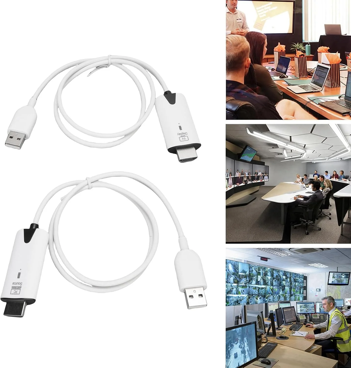 فرستنده و گیرنده بی‌سیم HDMI، 1920x1080p 60 هرتز، کیت توسعه دهنده HDMI بی‌سیم 5G Plug & Play برای پخش ویدیو و صدا برای رایانه شخصی رومیزی، لپ تاپ، جعبه تلویزیون، پروژکتور