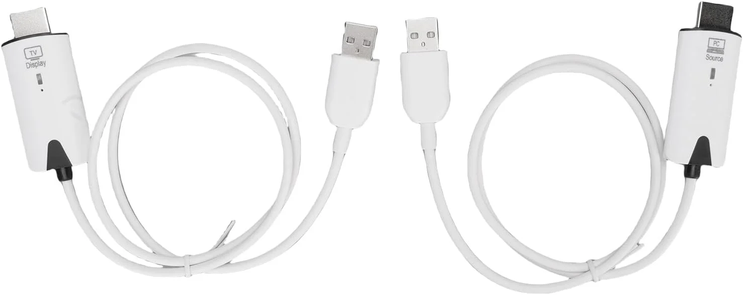 فرستنده و گیرنده بی‌سیم HDMI، 1920x1080p 60 هرتز، کیت توسعه دهنده HDMI بی‌سیم 5G Plug & Play برای پخش ویدیو و صدا برای رایانه شخصی رومیزی، لپ تاپ، جعبه تلویزیون، پروژکتور