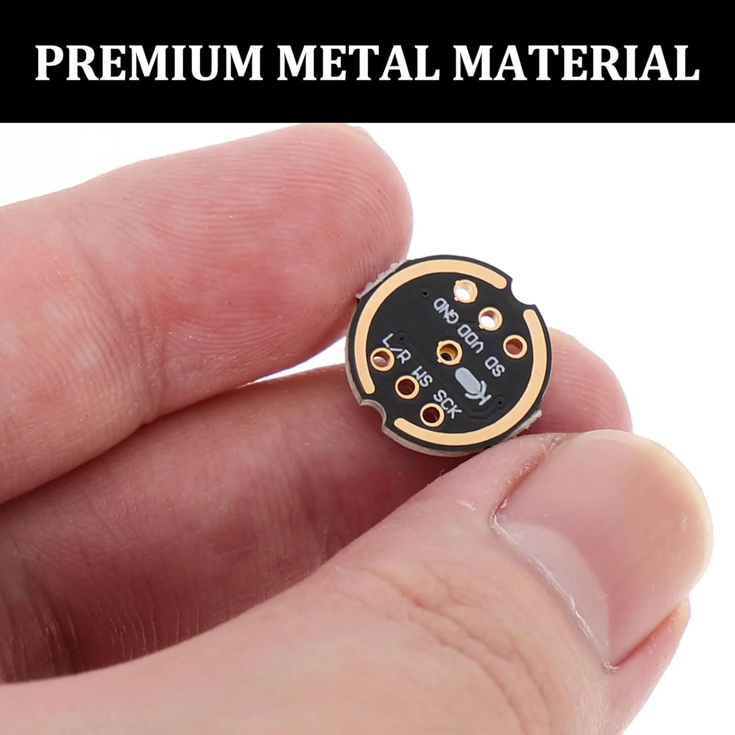 ماژول‌های میکروفون امنی‌دایرکشنال گاروالون، 3 ست، با تکنولوژی نیمه‌رسانا، دقت بالا، کم‌مصرف، خروجی دیجیتال I2S، سازگار برای کنفرانس تلفنی، کنسول‌های بازی، موبایل