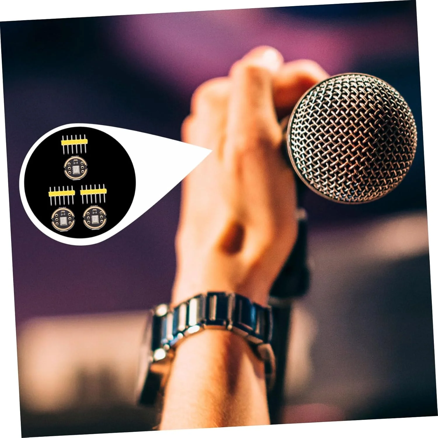 3 عدد ماژول میکروفون همه جهته با رابط Is، با دقت بالا، کم مصرف، سازگار با روکش طلای PCB بادوام، صدای دیجیتال برای 3 عدد ماژول میکروفون همه جهته با رابط Is، با دقت بالا، کم مصرف، سازگار با روکش طلای PCB بادوام، صدای دیجیتال برای