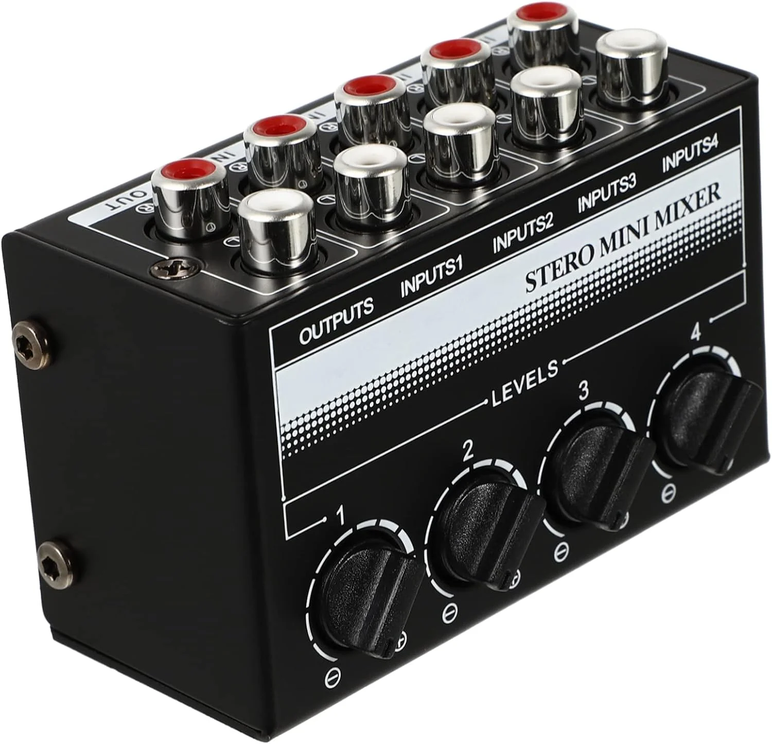 میکسر صوتی استریو کوچک برای تلفن، لپ تاپ، کامپیوتر رومیزی، پخش کننده سی دی، ساخته شده از آهن و مس