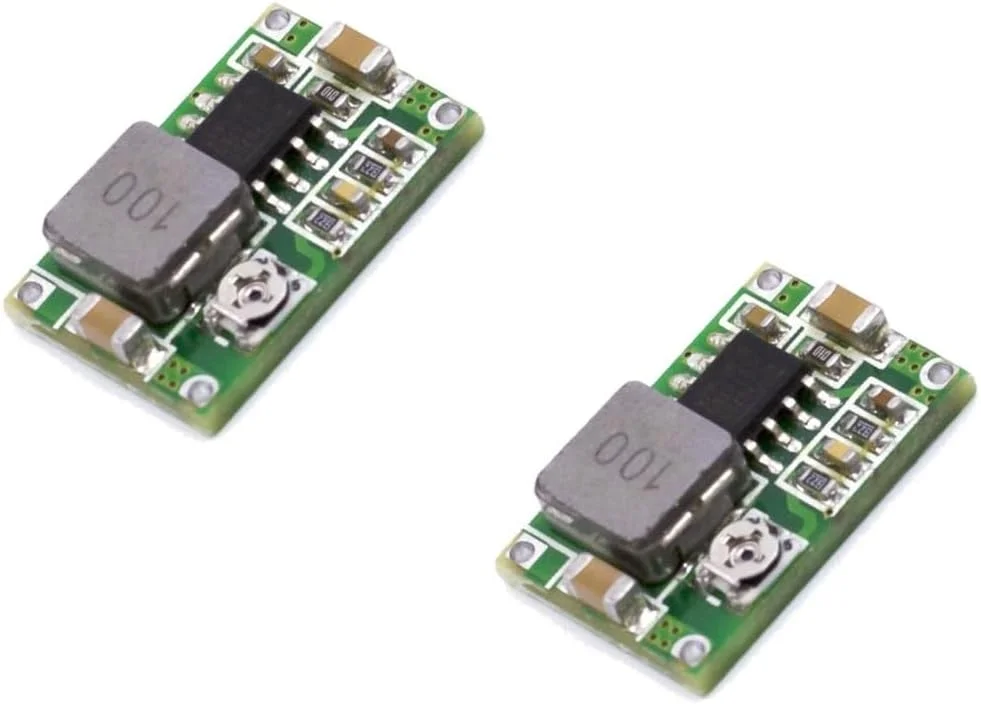 دو عدد مینی 360 DC-DC کاهنده ولتاژ قابل تنظیم، ماژول قدرت کاهنده فوق العاده کوچک