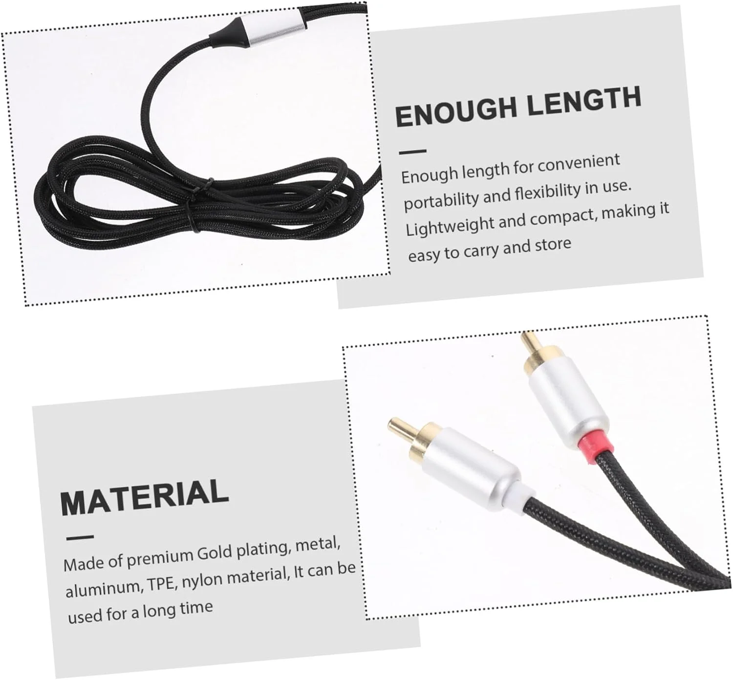 کابل صوتی استریو دوتایی RCA به USB-C طول 1 متر، سازگار با تلفن های هوشمند، تبلت ها و کامپیوترها، اتصال آسان و بادوام برای انتقال صدای شفاف کابل صوتی استریو دوتایی RCA به USB-C طول 1 متر، سازگار با تلفن های هوشمند، تبلت ها و کامپیوترها، اتصال آسان و بادوام برای انتقال صدای شفاف