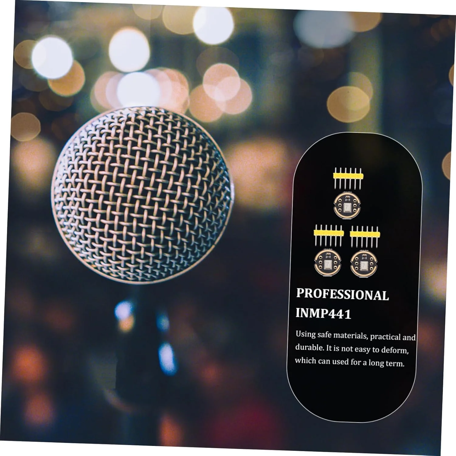 TOYANDONA 3 ست ماژول میکروفون همه جهته با فناوری میکروفون یکپارچه، کم مصرف، خروجی دیجیتال، سازگار با قطعات جایگزین میکروفون