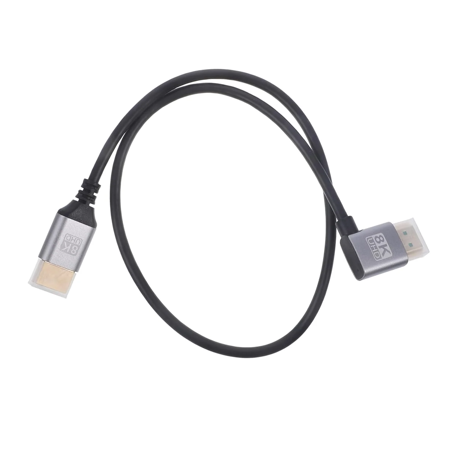 کابل TOYANDONA با زاویه، کابل اتصال مانیتور انعطاف پذیر برای کامپیوتر، لپ تاپ و تلویزیون، اتصال ویدیویی با کیفیت بالا و بادوام