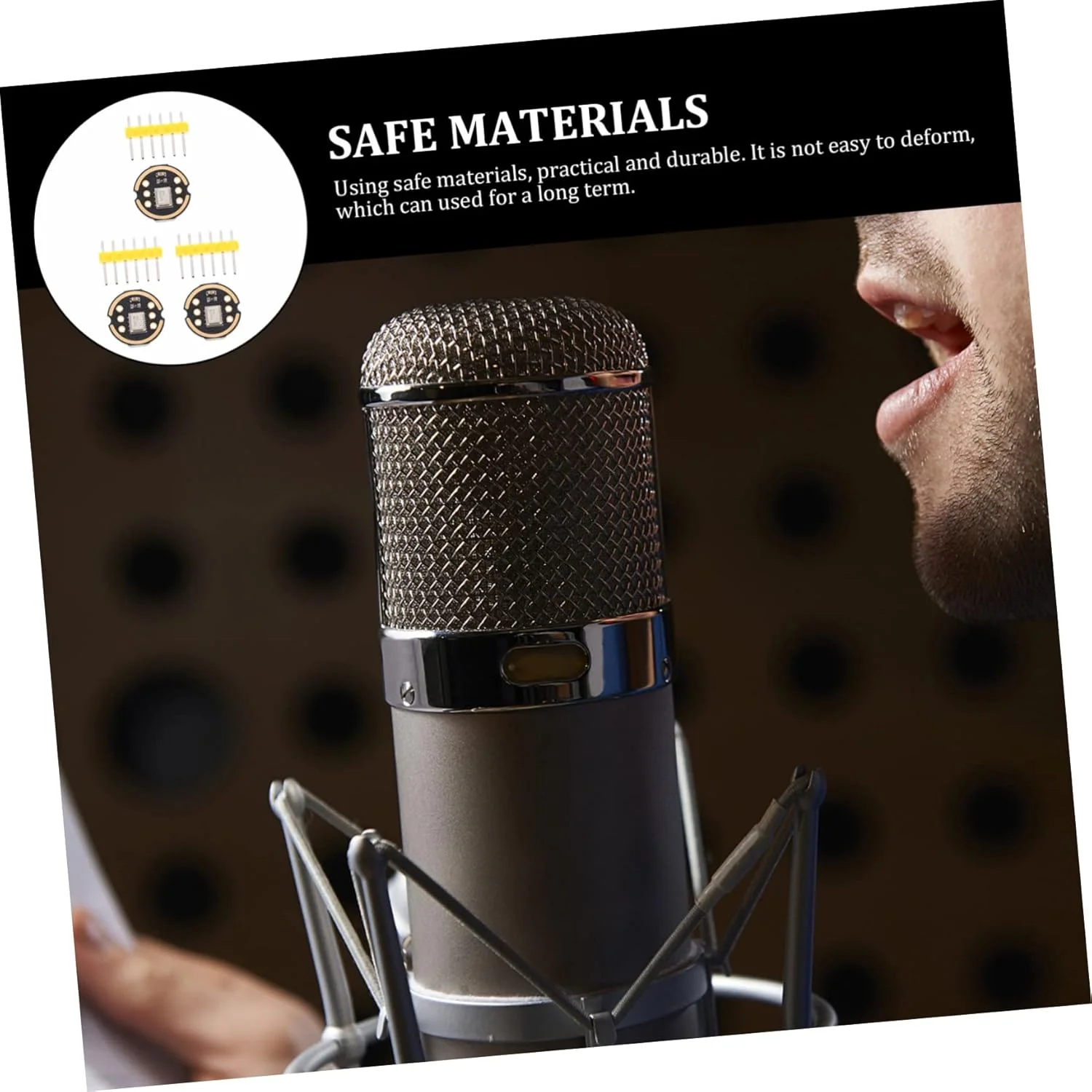 Milisten 3 مجموعه ماژول میکروفون همه جهته با رابط I²S، با دقت بالا، صرفه جویی در انرژی، سازگار با خروجی دیجیتال، مناسب برای کنفرانس تلفنی و دستگاه های تلفن همراه Milisten 3 مجموعه ماژول میکروفون همه جهته با رابط I²S، با دقت بالا، صرفه جویی در انرژی، سازگار با خروجی دیجیتال، مناسب برای کنفرانس تلفنی و دستگاه های تلفن همراه