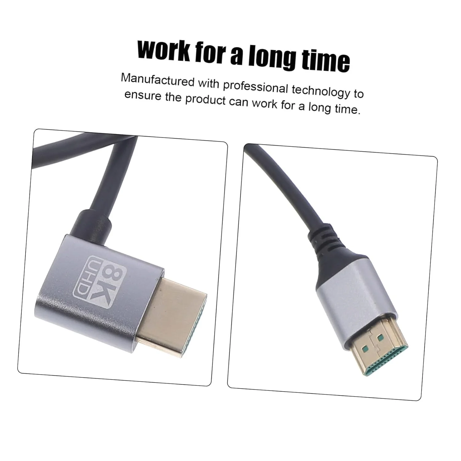 کابل ویدئو Supvox با اتصال مانیتور زاویه دار با سرعت بالا برای تلویزیون، کامپیوتر و جعبه های رومیزی، انتقال پایدار سیگنال کابل ویدئو Supvox با اتصال مانیتور زاویه دار با سرعت بالا برای تلویزیون، کامپیوتر و جعبه های رومیزی، انتقال پایدار سیگنال