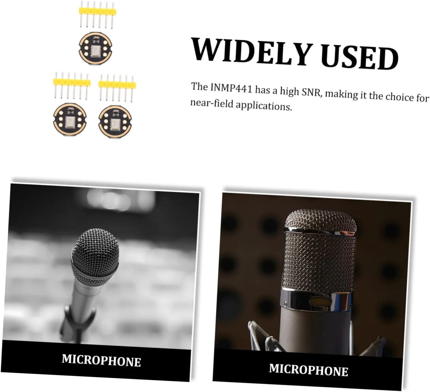 Milisten 3 مجموعه ماژول میکروفون همه جهته با رابط I²S، با دقت بالا، صرفه جویی در انرژی، سازگار با خروجی دیجیتال، مناسب برای کنفرانس تلفنی و دستگاه های تلفن همراه Milisten 3 مجموعه ماژول میکروفون همه جهته با رابط I²S، با دقت بالا، صرفه جویی در انرژی، سازگار با خروجی دیجیتال، مناسب برای کنفرانس تلفنی و دستگاه های تلفن همراه