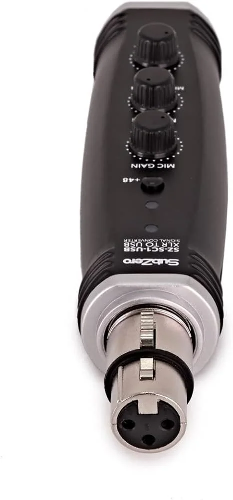 مبدل XLR به USB ساب زیرو با پیش تقویت کننده و خروجی هدفون مبدل XLR به USB ساب زیرو با پیش تقویت کننده و خروجی هدفون