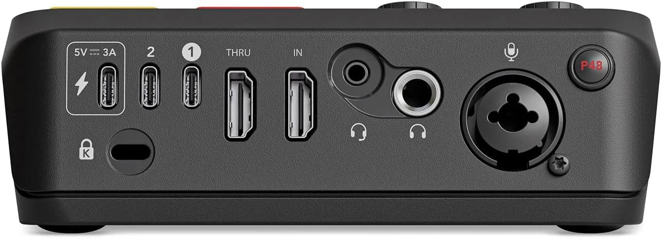 Rode X Streamer X کارت ضبط ویدیو و رابط صوتی برای استریمینگ، گیمینگ و تولید محتوا + میکروفون Podmic + بازوی مفصلی keepdrum + کابل XLR