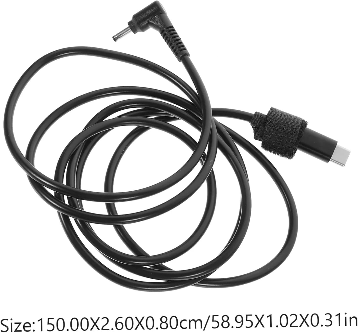 کابل شارژ USB-C به DC با کابل آداپتور برای لپ تاپ، کابل شارژ DC سازگار با دستگاه های مختلف