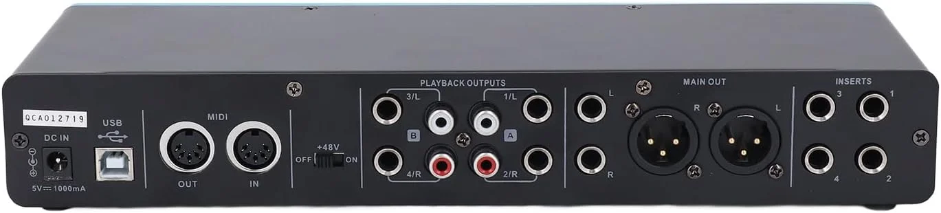 کارت صدای حرفه ای، کارت صدای اکسترنال 24 بیت/192 کیلوهرتز، رابط صوتی حرفه ای با کیفیت بالا، رابط صوتی ضبط موسیقی کامپیوتر برای نوازندگان گیتار، خوانندگان