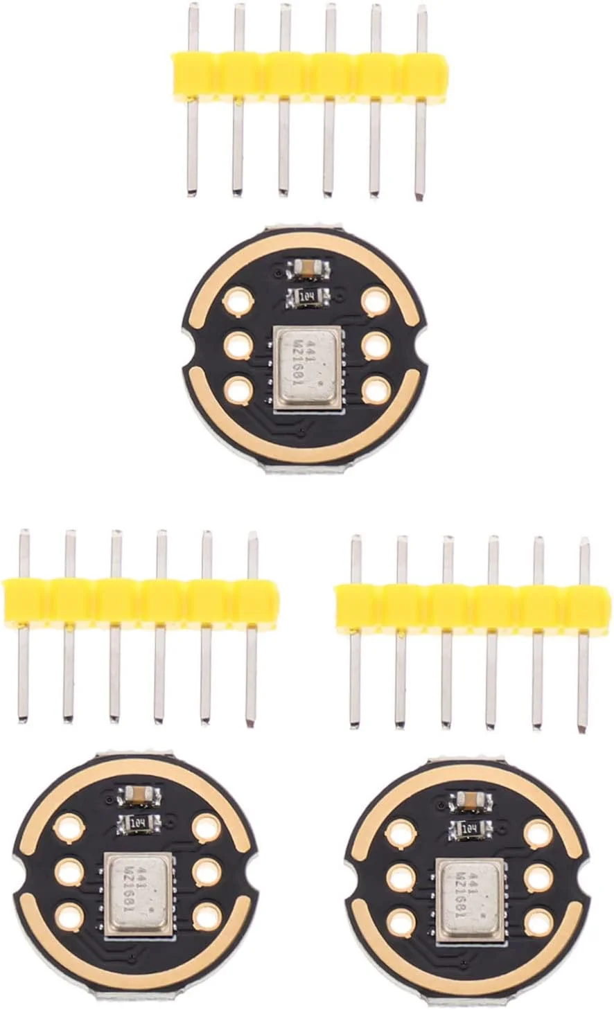 ماژول های میکروفون همه جهته Alipis، 3 مجموعه، با تکنولوژی میکروالکترومکانیکی با دقت بالا، رابط I²S، صرفه جویی در انرژی، سازگار و بادوام برای دیجیتال