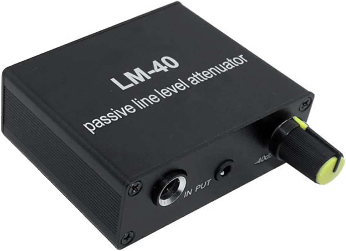 تضعیف کننده صوتی پسیو، کارت صدای سیگنال خروجی خط، مبدل سطح بالا به پایین + خط 3.5