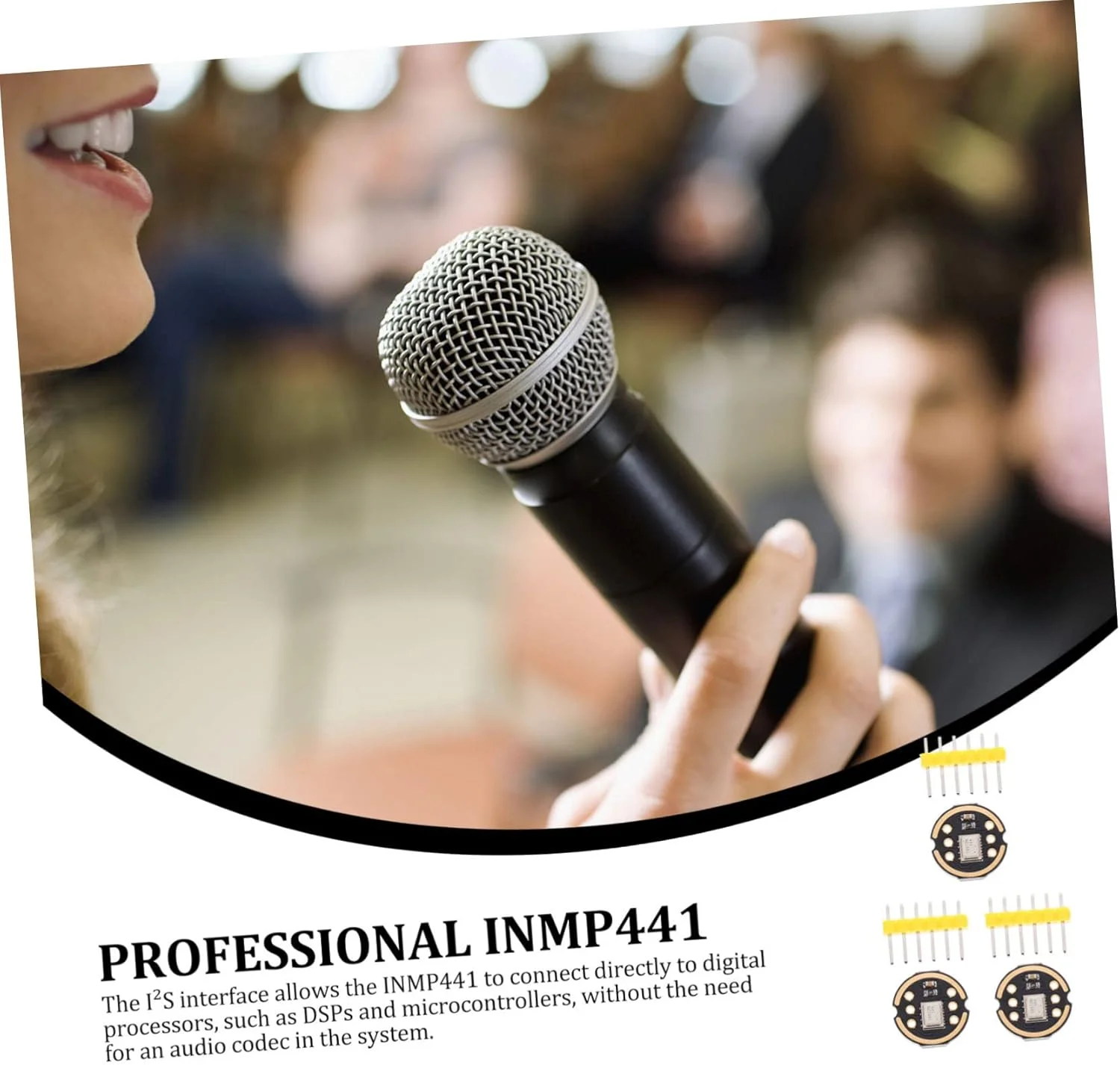 ماژول های میکروفون همه جهته Alipis، 3 مجموعه، با تکنولوژی میکروالکترومکانیکی با دقت بالا، رابط I²S، صرفه جویی در انرژی، سازگار و بادوام برای دیجیتال ماژول های میکروفون همه جهته Alipis، 3 مجموعه، با تکنولوژی میکروالکترومکانیکی با دقت بالا، رابط I²S، صرفه جویی در انرژی، سازگار و بادوام برای دیجیتال