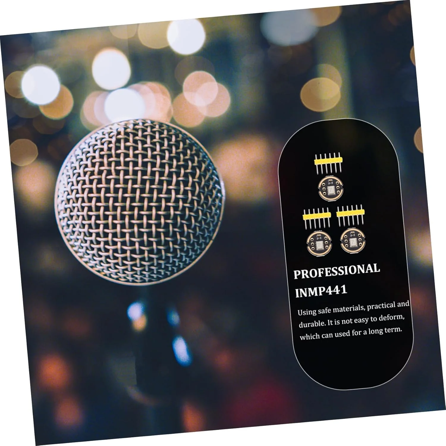 ماژول میکروفون همه جهته SOIMISS، 3 ست، با نویز کم و صرفه جویی در انرژی، سازگار برای کاربردهای میدان نزدیک