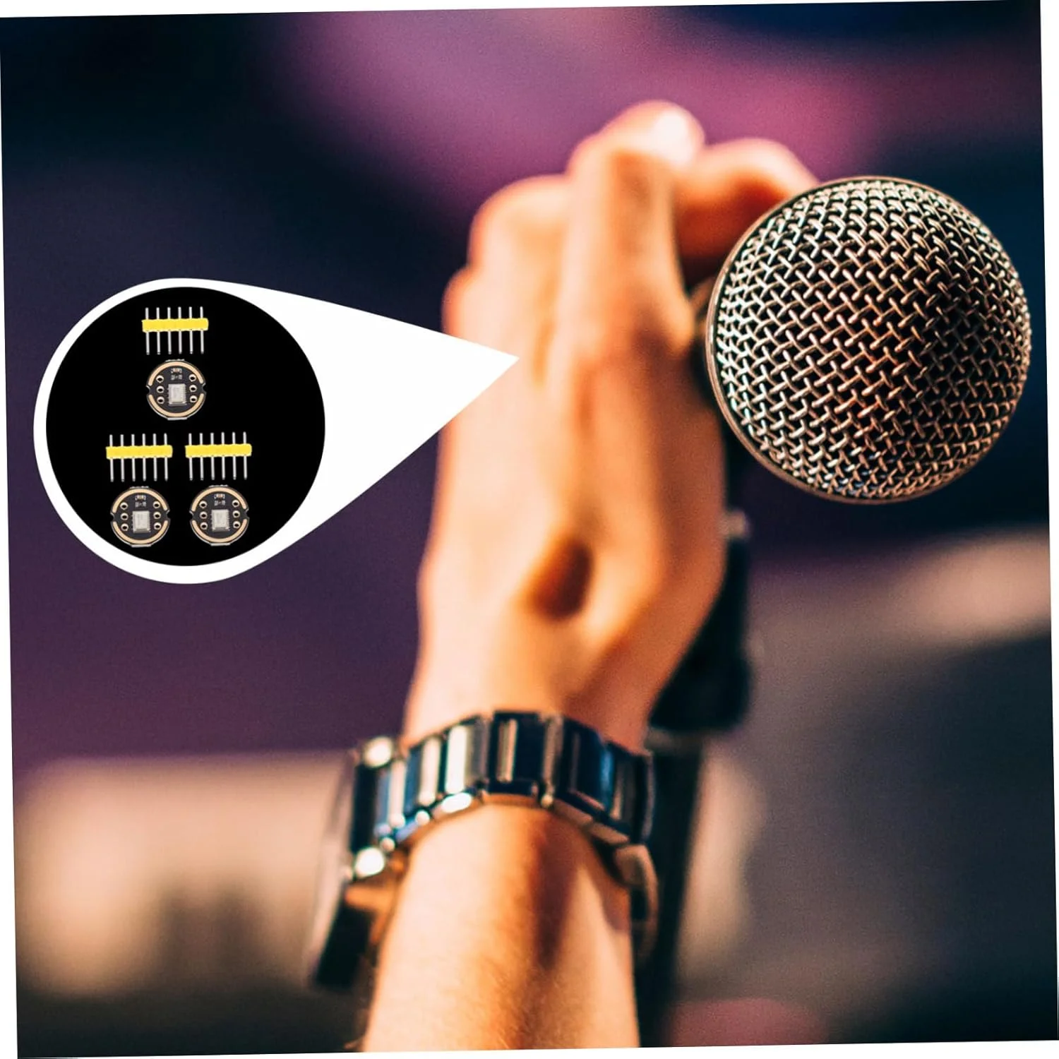 CLISPEED 3 مجموعه ماژول میکروفون همه جهته با دقت بالا، مصرف برق پایین، خروجی دیجیتال I2S سازگار با کاربردهای حرفه ای، پوشش طلای PCB بادوام CLISPEED 3 مجموعه ماژول میکروفون همه جهته با دقت بالا، مصرف برق پایین، خروجی دیجیتال I2S سازگار با کاربردهای حرفه ای، پوشش طلای PCB بادوام