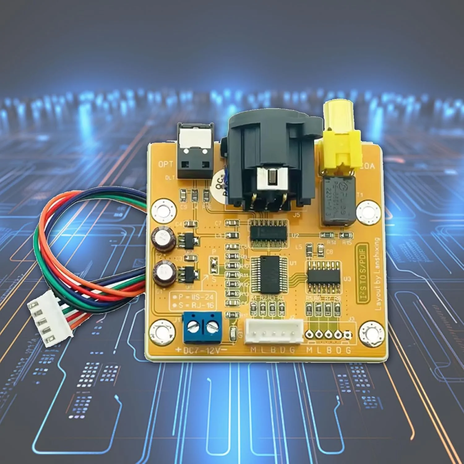 برد GY 770 DACS با سیستم عامل قابل ارتقا، تنظیمات IISS از پیش پیکربندی شده و سازگاری با چندین دستگاه، فرمت IISS، مبدل های کواکسیال