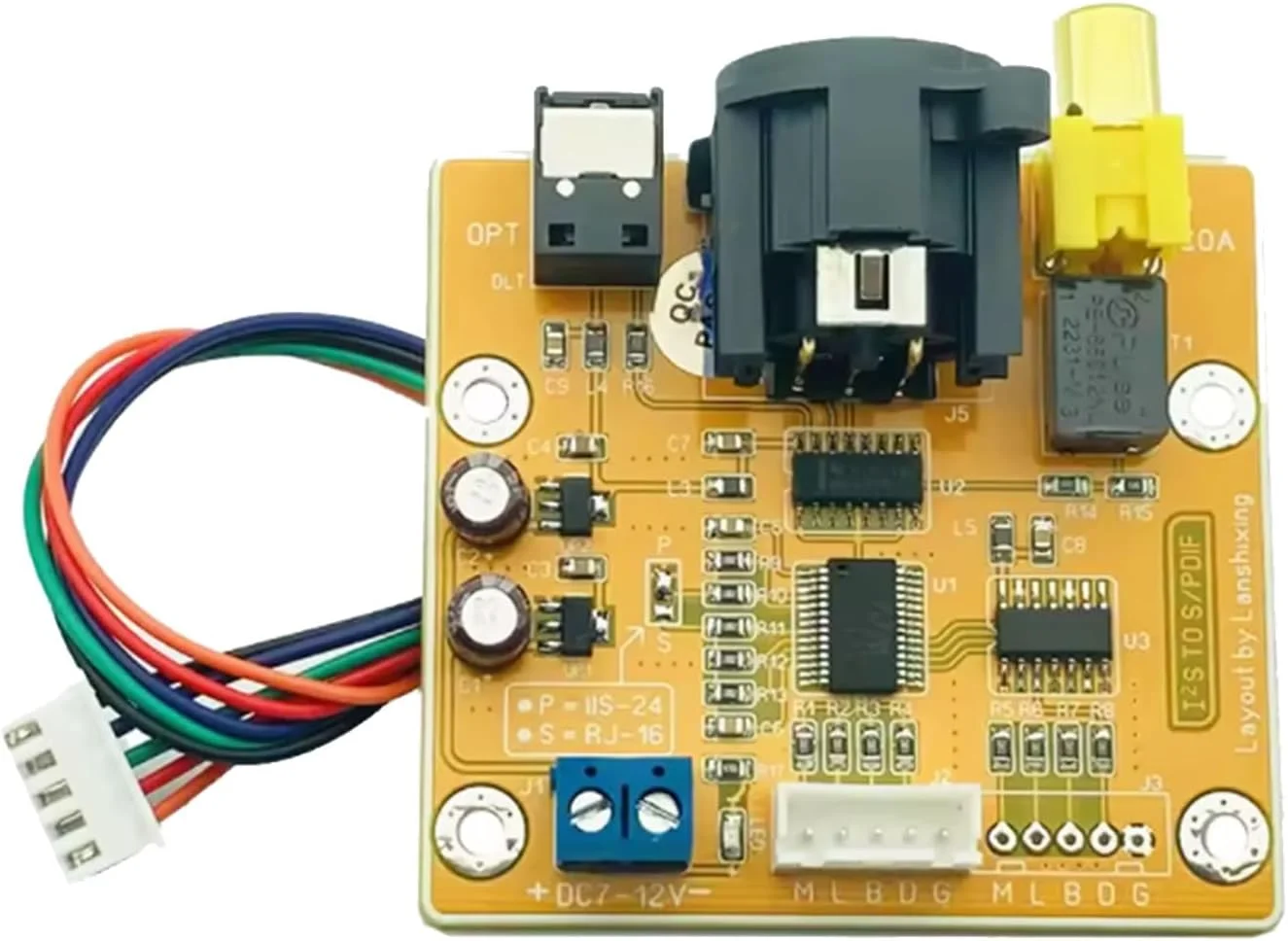 برد GY 770 DACS با سیستم عامل قابل ارتقا، تنظیمات IISS از پیش پیکربندی شده و سازگاری با چندین دستگاه، فرمت IISS، مبدل های کواکسیال
