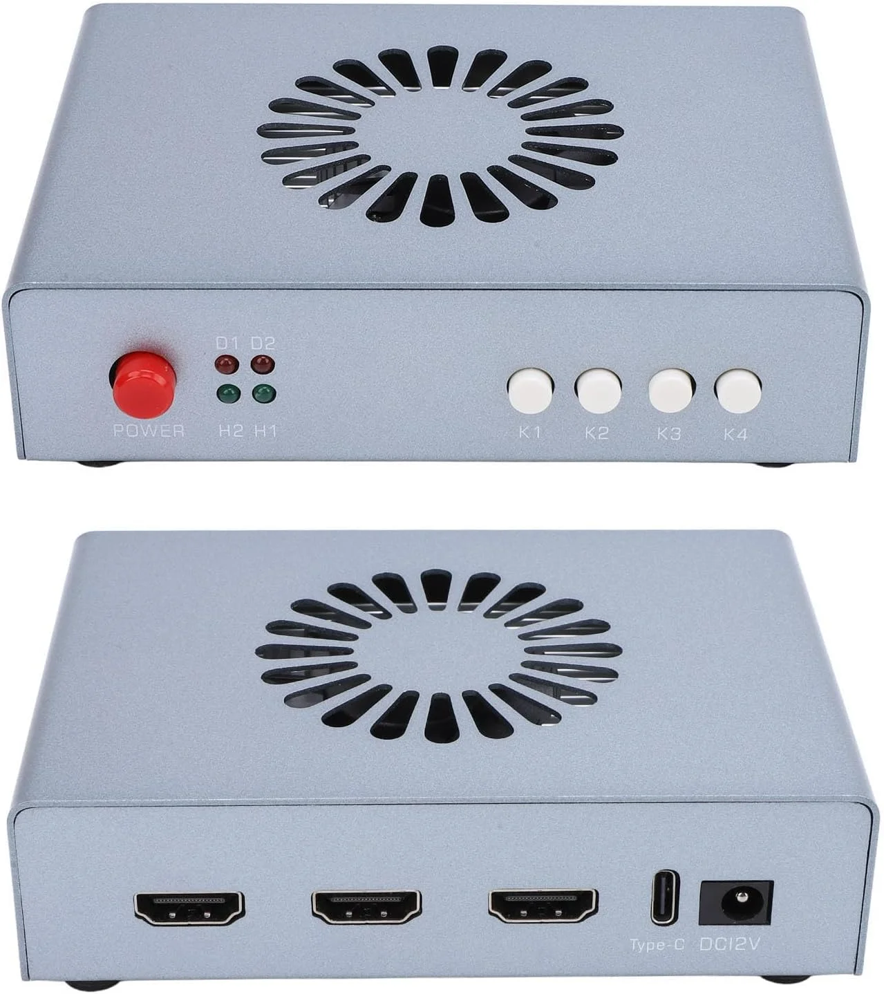 ترکیب کننده DMA Fuser، رابط های چند رسانه ای HD، انتقال بدون افت کیفیت، جنس آلیاژ آلومینیوم و منبع تغذیه DC12V برای بازی و کنفرانس های ویدیویی