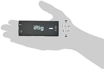 IK Multimedia iRig HD 2 - اینترفیس گیتار، 96 کیلوهرتز با تبدیل A/D 24 بیتی، کیفیت صدای فوق العاده، صدای حرفه ای و جمع و جور، FX و تنظیم Thru