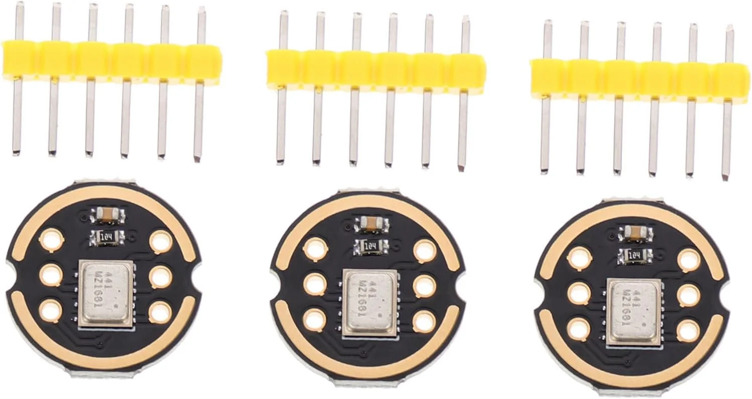 ماژول میکروفون 3 تایی Supvox با رابط I²s، چند جهته، با دقت بالا، کم مصرف، سازگار با PCB بادوام با روکش طلا، خروجی دیجیتال برای میکروکنترلر ماژول میکروفون 3 تایی Supvox با رابط I²s، چند جهته، با دقت بالا، کم مصرف، سازگار با PCB بادوام با روکش طلا، خروجی دیجیتال برای میکروکنترلر