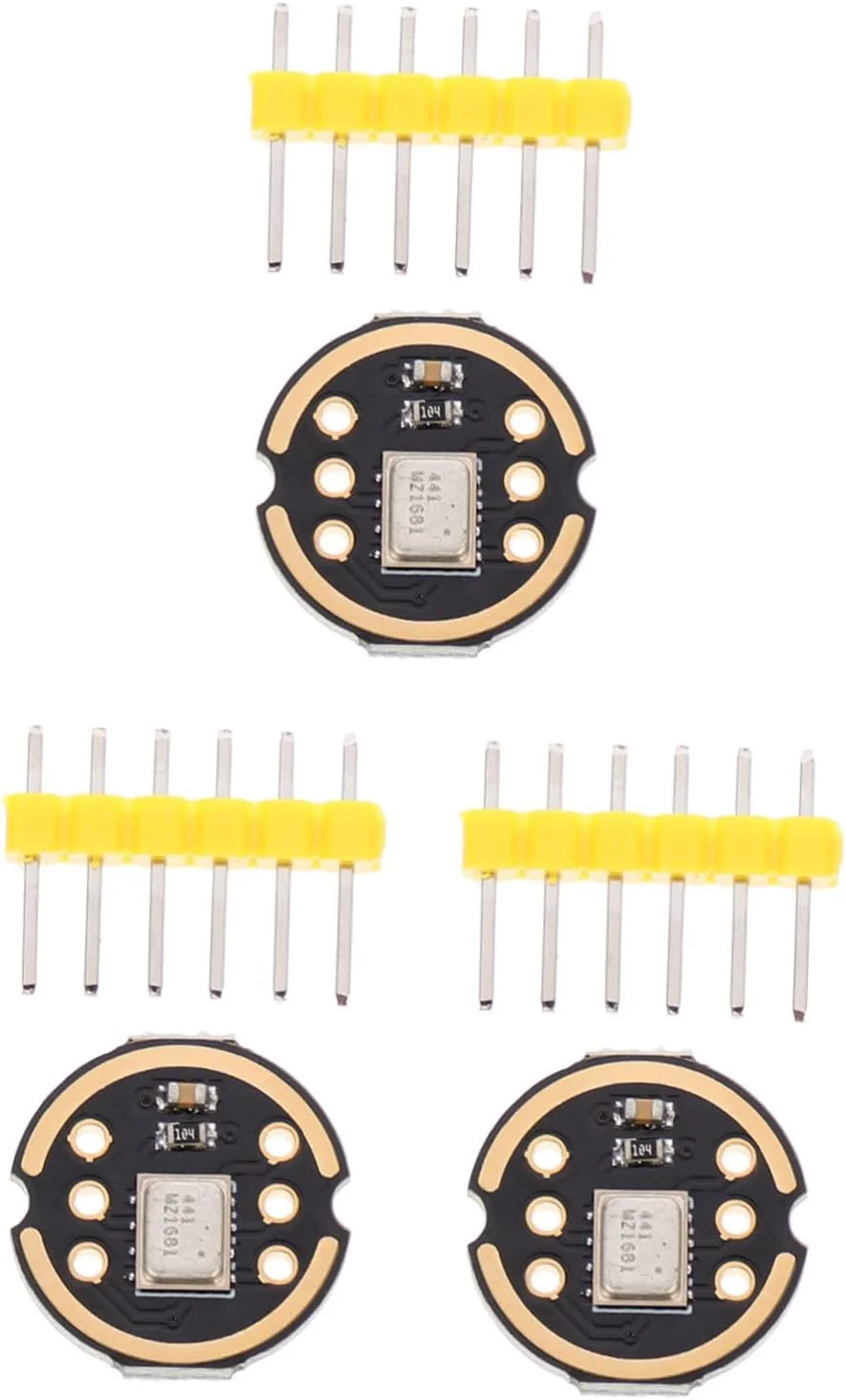 ماژول میکروفون همه جهته با رابط I²S، میکروفون دیجیتال با دقت بالا و مصرف انرژی پایین برای ESP32 و کاربردهای میدان نزدیک، 3 عدد ماژول میکروفون همه جهته با رابط I²S، میکروفون دیجیتال با دقت بالا و مصرف انرژی پایین برای ESP32 و کاربردهای میدان نزدیک، 3 عدد
