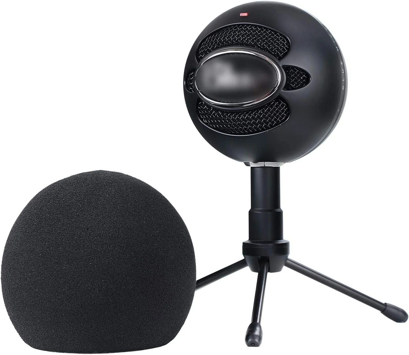 فیلتر پاپ و بادگیر میکروفون YOURSHARES Blue Snowball - فوم محافظ میکروفون برای میکروفون Blue Snowball iCE (مشکی)