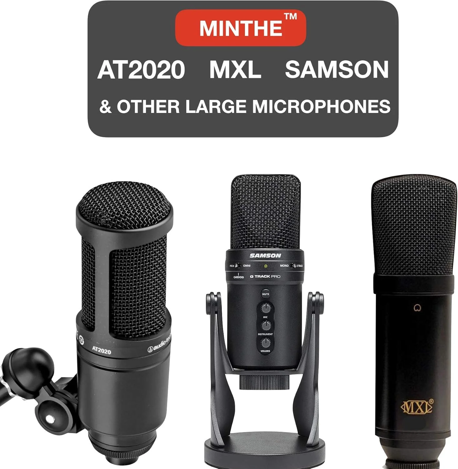 فیلتر پاپ و محافظ باد فومی AT2020 از whisperteknik