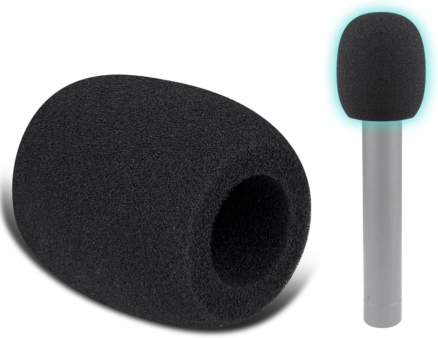 فیلتر پاپ میکروفون SOULWIT بسته 4 عددی برای میکروفون های کاندنسر مدادی AKG P170، محافظ فوم میکروفون، محافظ باد