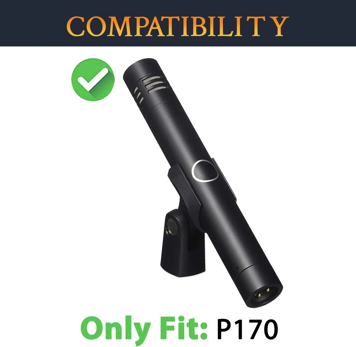 فیلتر پاپ میکروفون SOULWIT بسته 4 عددی برای میکروفون های کاندنسر مدادی AKG P170، محافظ فوم میکروفون، محافظ باد