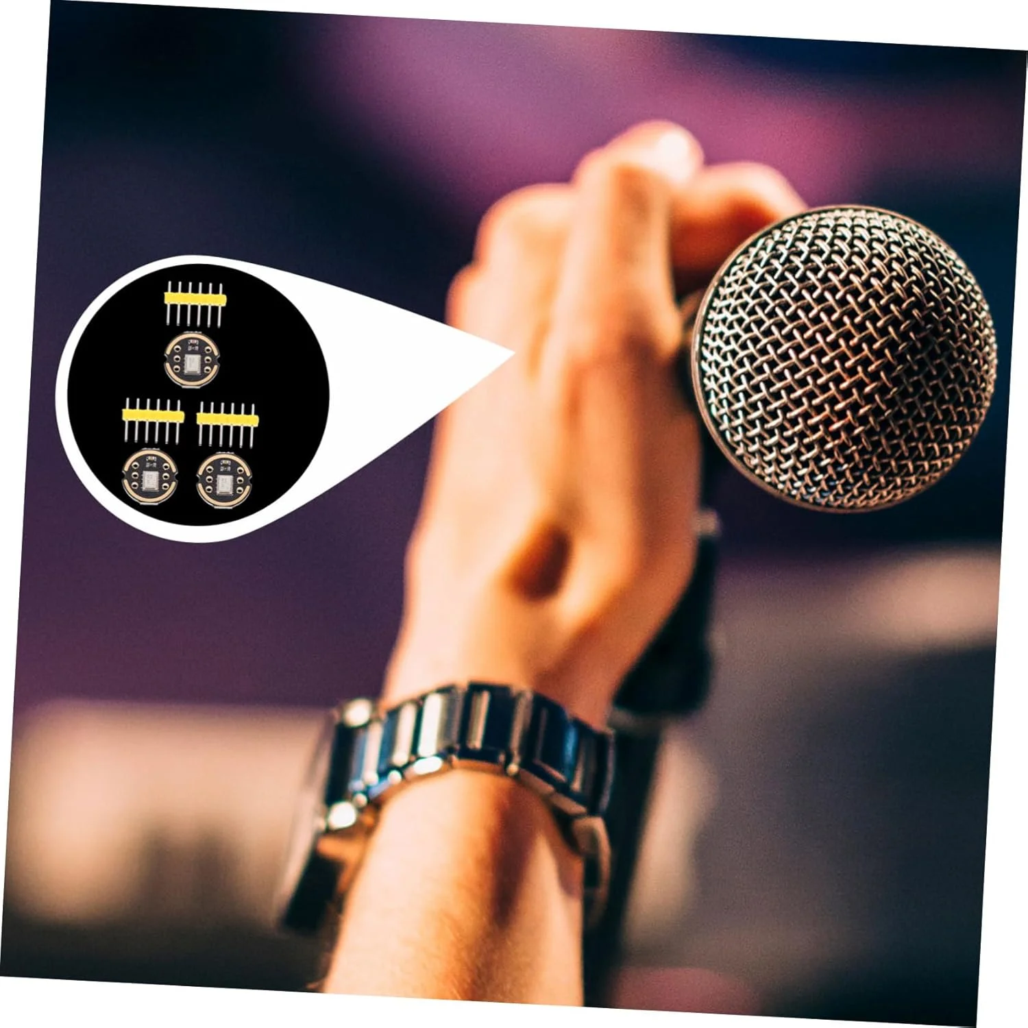 ibasenice 3 مجموعه ماژول میکروفون حرفه ای با دقت بالا، همه جهته، مصرف برق پایین، پاسخ فرکانسی پهن باند مسطح، پاسخ فرکانسی پایدار تا کیلوهرتز، بادوام و قابل اعتماد ibasenice 3 مجموعه ماژول میکروفون حرفه ای با دقت بالا، همه جهته، مصرف برق پایین، پاسخ فرکانسی پهن باند مسطح، پاسخ فرکانسی پایدار تا کیلوهرتز، بادوام و قابل اعتماد