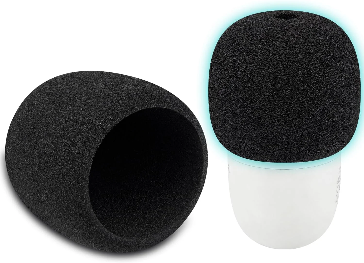 SOULWIT دو عدد فیلتر پاپ میکروفون برای Razer Seiren V3 Mini، محافظ فوم میکروفون، پوشش ضد باد