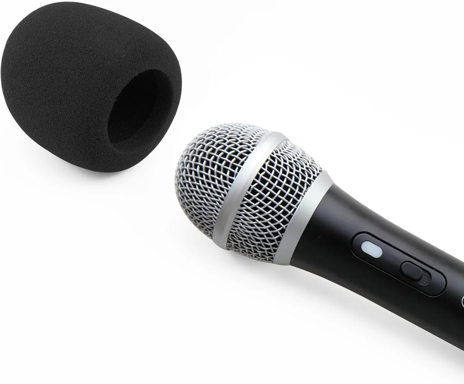 فیلتر پاپ LEFXMOPHY ATR2100X، فوم جایگزین میکروفون برای میکروفون Audio-Technica ATR2100x-USB ATR1300x، روکش بادگیر مشکی، 3 عدد