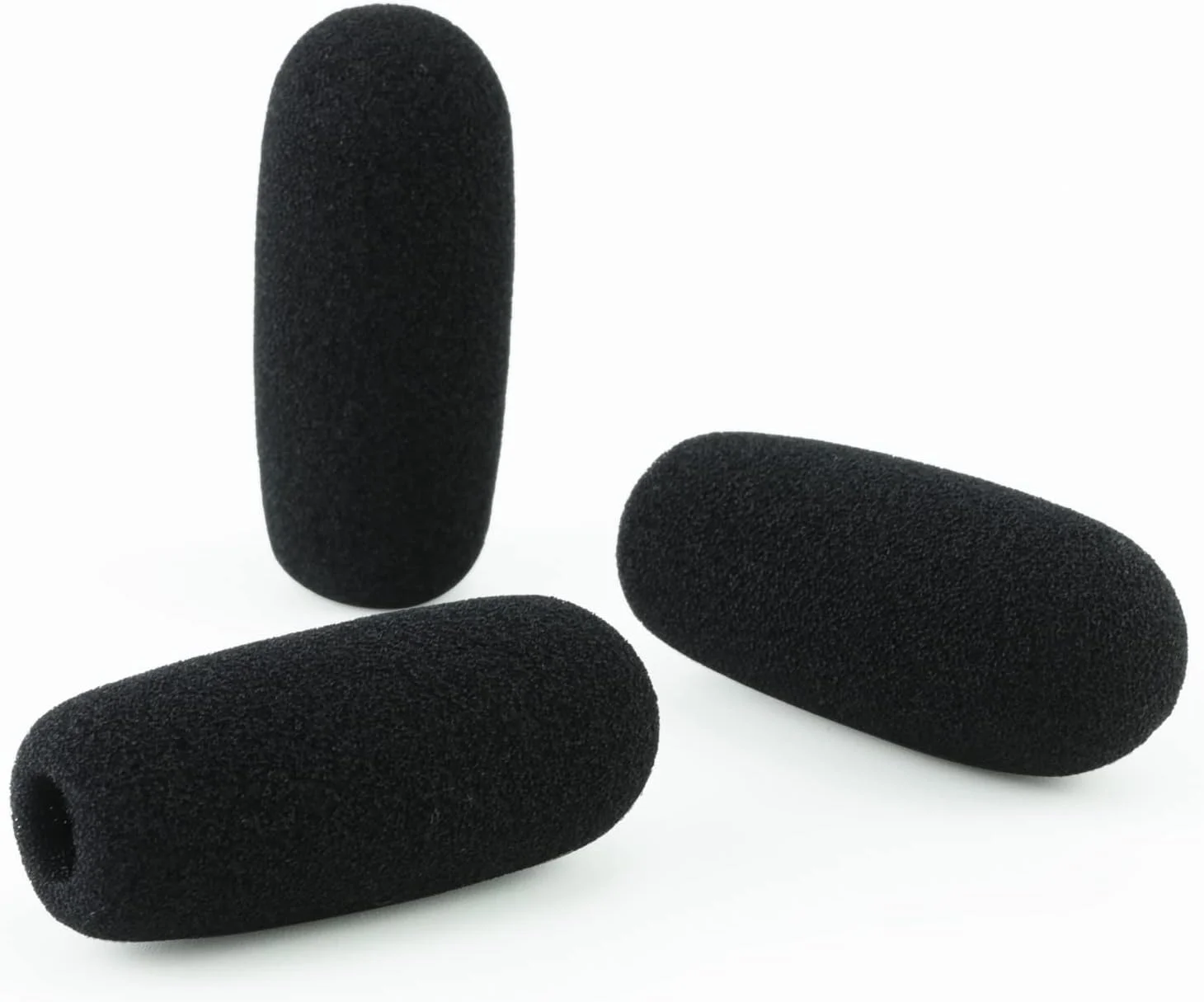 پاپ فیلتر LEFXMOPHY برای میکروفون هدست Jabra Evolve 65 MS/Evolve 40 / Evolve 20 UC/Evolve 30 II/Evolve 20 MS / Evolve2 30 MS/Evolve 75 UC، روکش میکروفون، محافظ باد، بسته 3 عددی