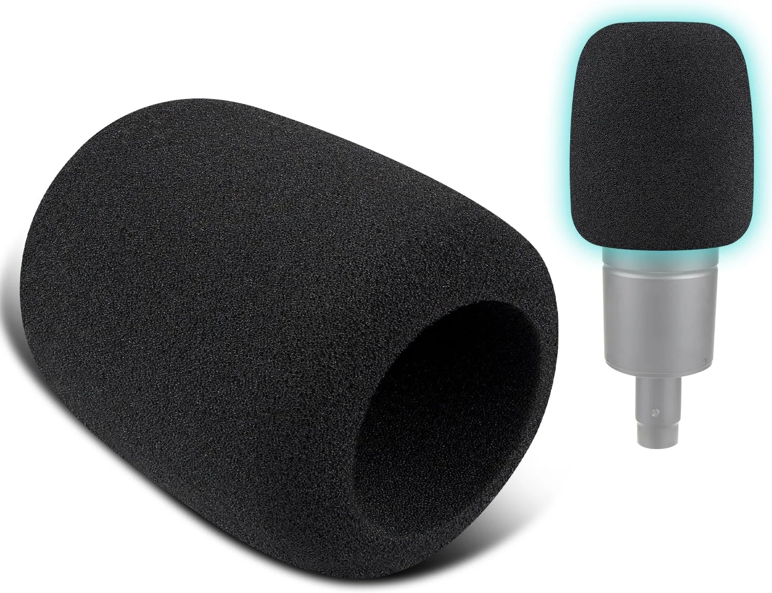 SOULWIT دو عدد فیلتر پاپ میکروفون برای Audio-Technica ATH AT2035 Cardioid Condenser، محافظ فوم میکروفون، محافظ باد