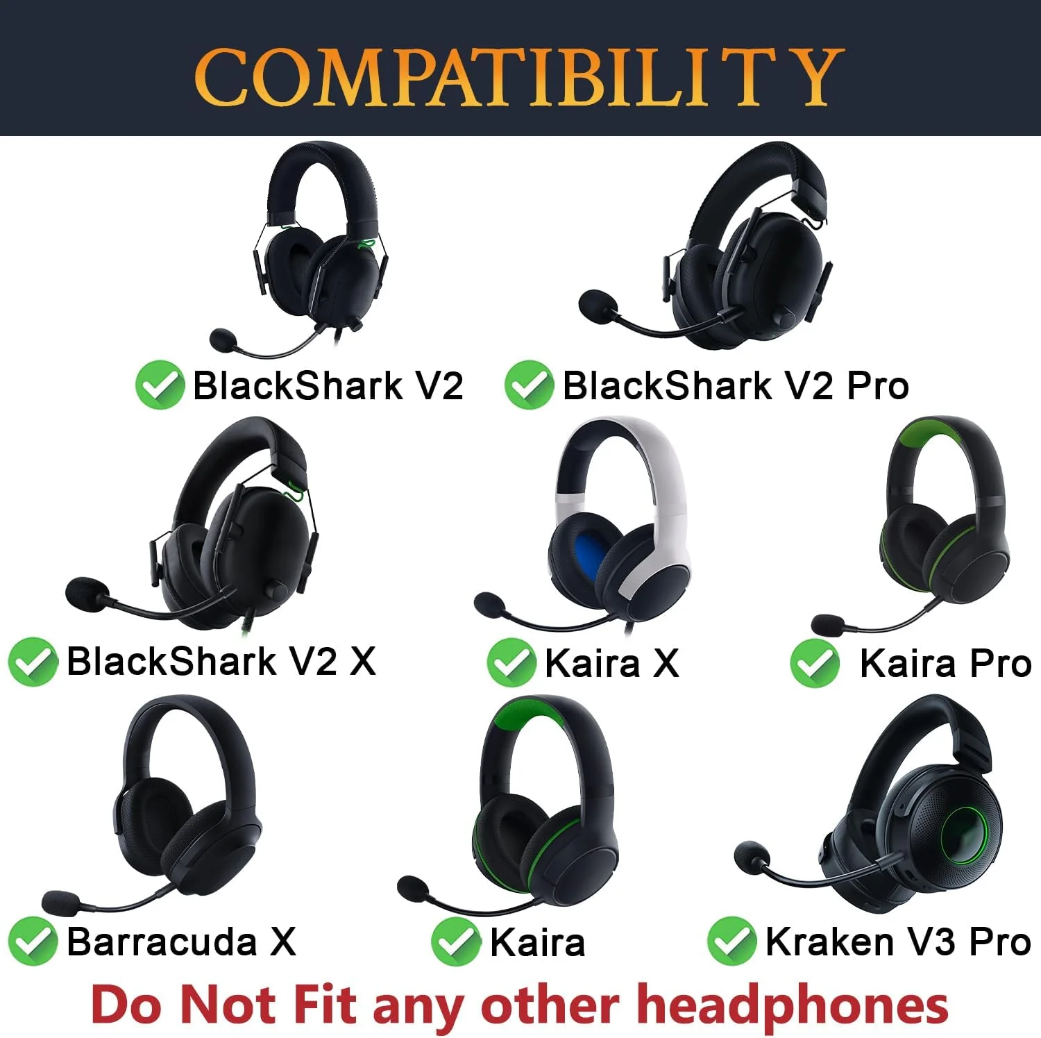 فیلتر پاپ میکروفون SOULWIT بسته 4 عددی برای هدست‌های Razer BlackShark V2/V2 Pro/V2 X، Barracuda X، Kaira/Kaira Pro/Kaira X، Kraken V3 Pro، محافظ فوم میکروفون، ضد باد