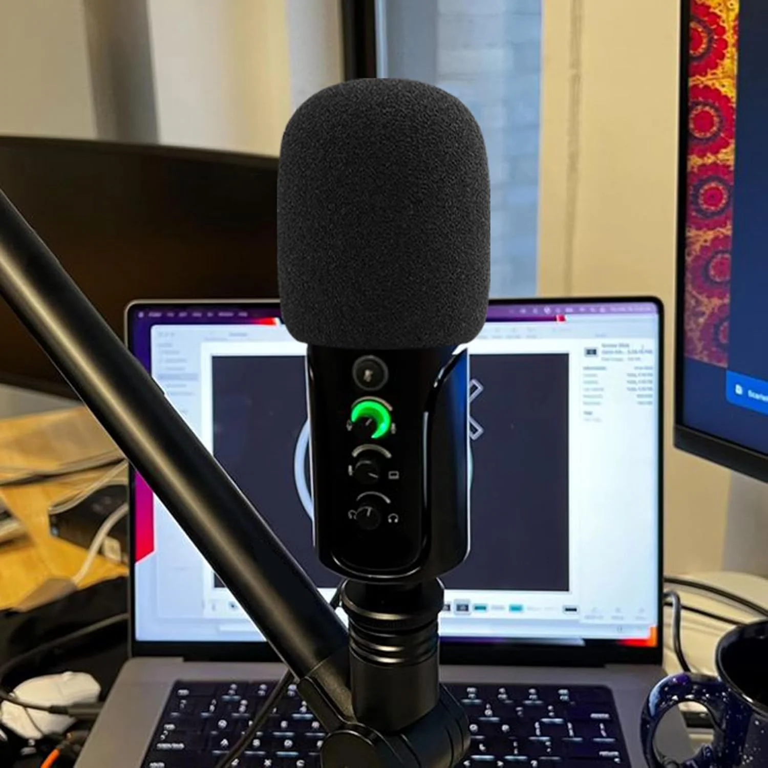 فیلتر پاپ LEFXMOPHY برای میکروفون پروفایل Sennheiser، جایگزین شیشه جلو، میکروفون، پوشش فوم
