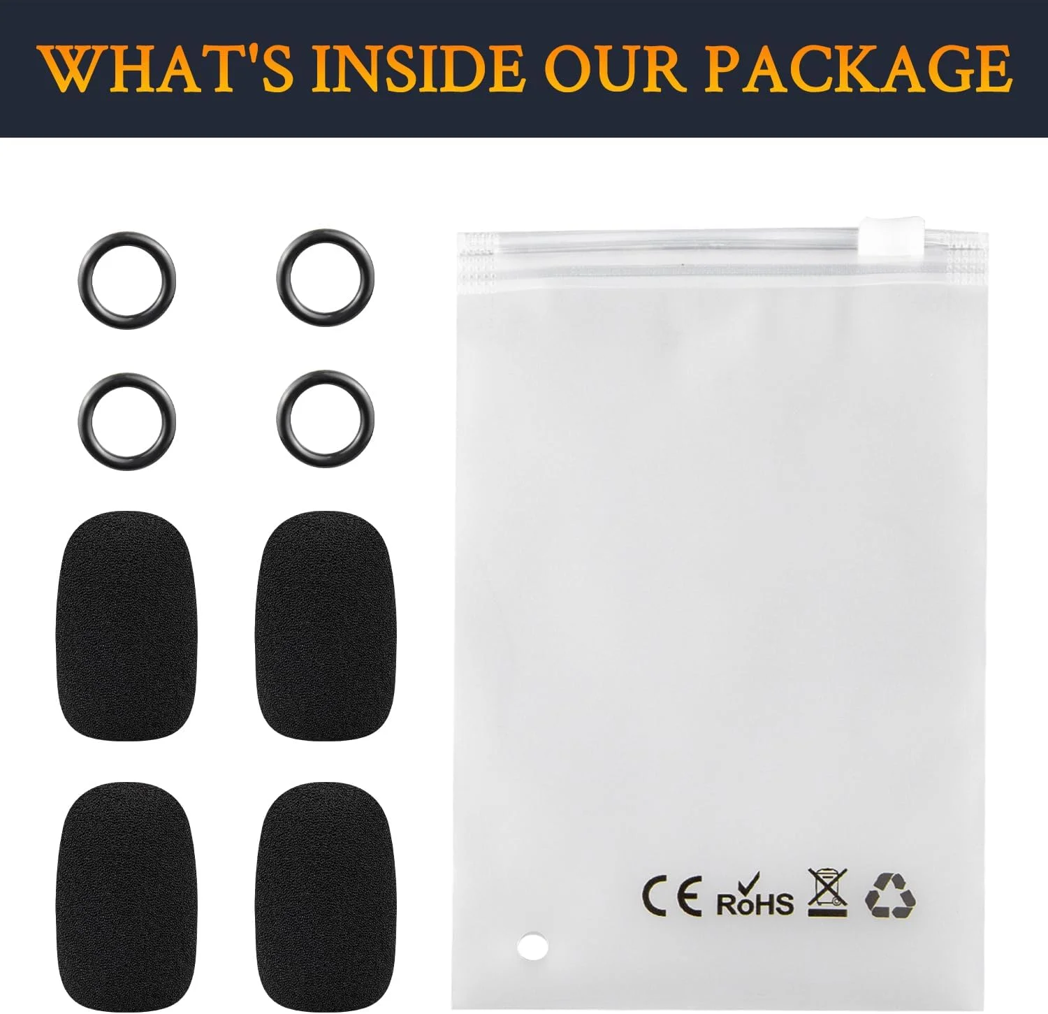 فیلتر پاپ میکروفون SOULWIT بسته 4 عددی برای هدست‌های Razer BlackShark V2/V2 Pro/V2 X، Barracuda X، Kaira/Kaira Pro/Kaira X، Kraken V3 Pro، محافظ فوم میکروفون، ضد باد