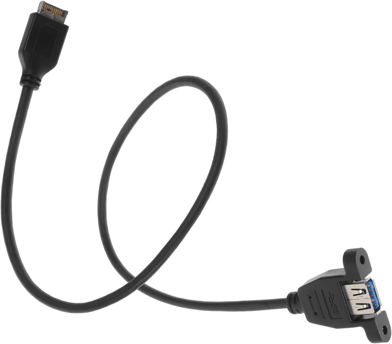 کابل افزایش طول پنل USB، کابل آداپتور داخلی USB E با براکت برای کامپیوتر، انتقال سریع داده، پایدار و بادوام، نصب آسان برای مادربردهای رومیزی کابل افزایش طول پنل USB، کابل آداپتور داخلی USB E با براکت برای کامپیوتر، انتقال سریع داده، پایدار و بادوام، نصب آسان برای مادربردهای رومیزی