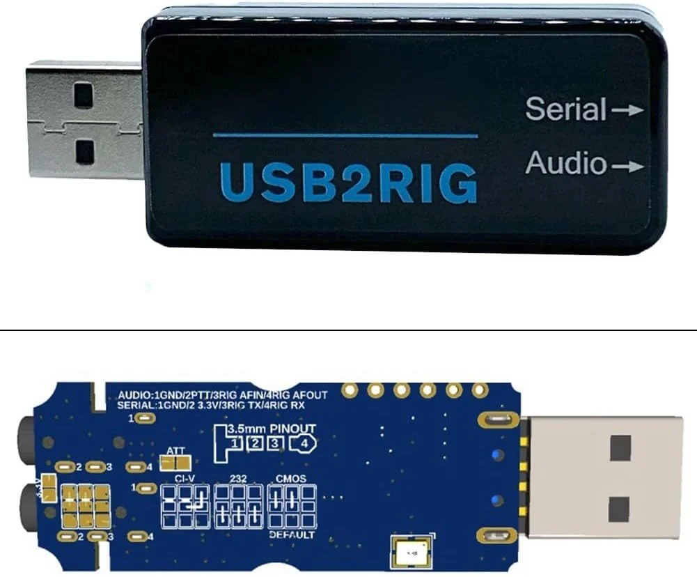 مبدل صوتی USB قابل حمل برای اتصال AUDIO2RIG مناسب برای کامپیوتر و فرستنده های رادیویی مبدل صوتی USB قابل حمل برای اتصال AUDIO2RIG مناسب برای کامپیوتر و فرستنده های رادیویی