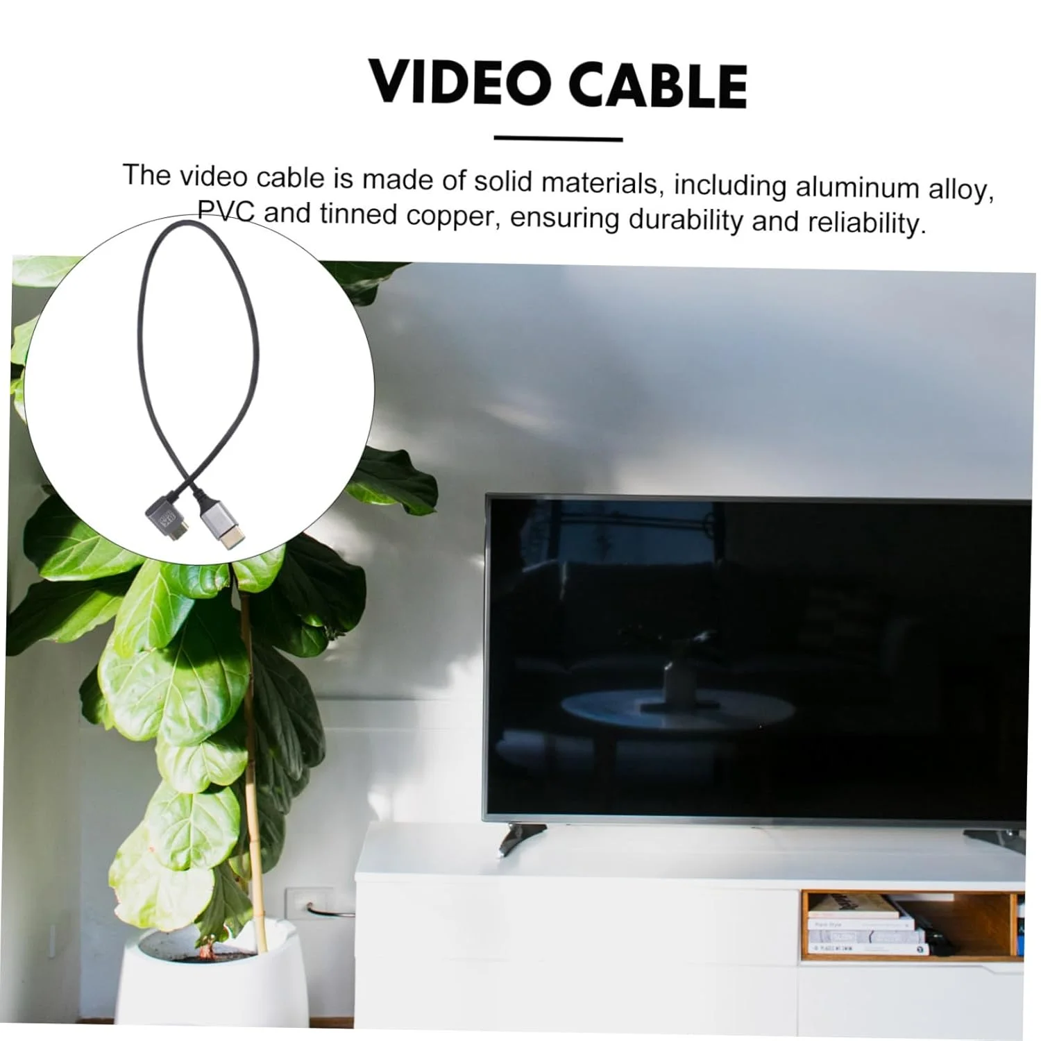 کابل ویدیو نر به نر با سرعت بالا - کابل برای آداپتور تلویزیون و کابل اتصال مانیتور سازگار با لوازم جانبی کامپیوتر و لوازم جانبی لپ تاپ خط ویدیو برای عملکرد روان کابل ویدیو نر به نر با سرعت بالا - کابل برای آداپتور تلویزیون و کابل اتصال مانیتور سازگار با لوازم جانبی کامپیوتر و لوازم جانبی لپ تاپ خط ویدیو برای عملکرد روان